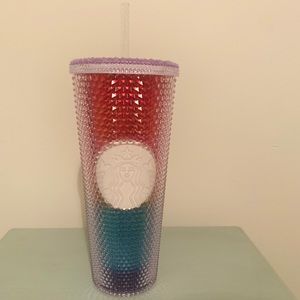 Starbucks studded Rainbow Pride 24oz Cup